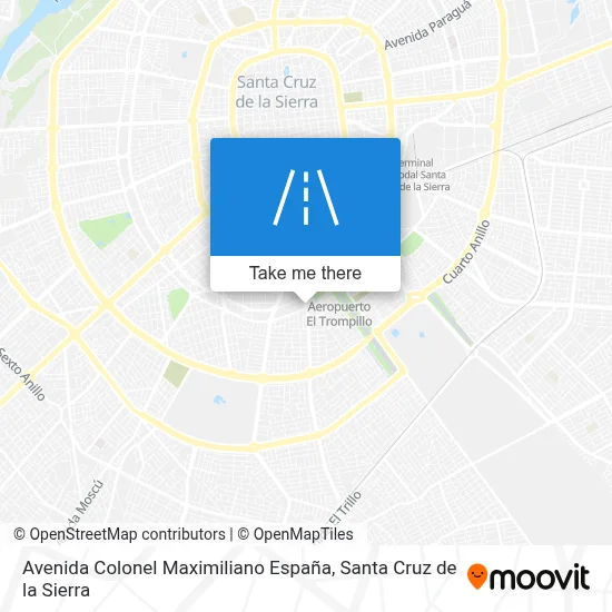 Avenida Colonel Maximiliano España map