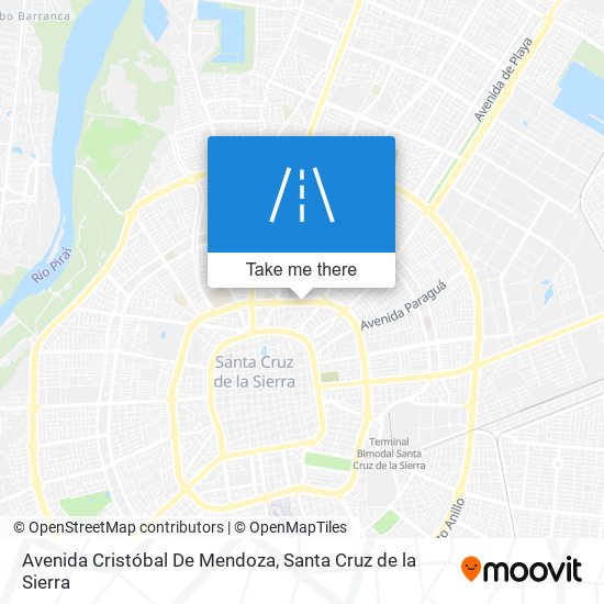 Avenida Cristóbal De Mendoza map