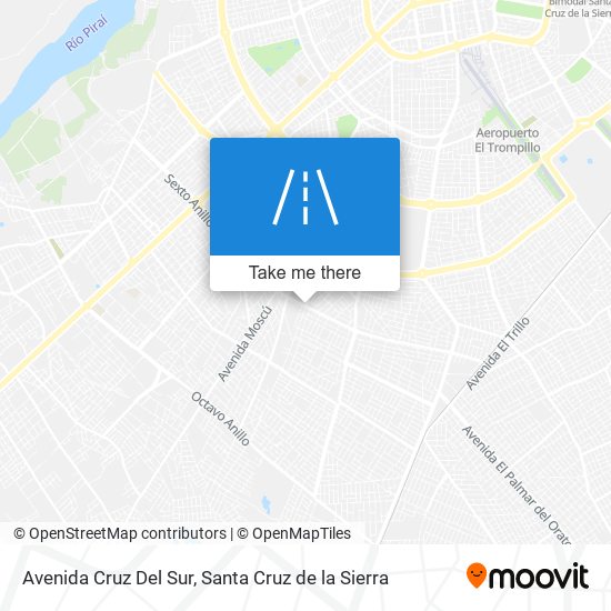 Avenida Cruz Del Sur map
