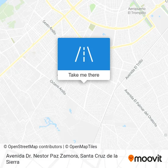 Avenida Dr. Nestor Paz Zamora map