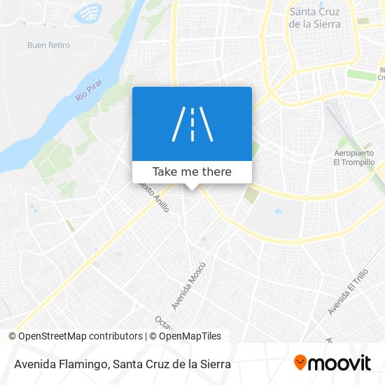 Avenida Flamingo map