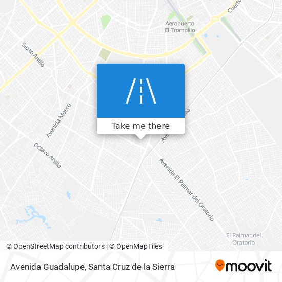 Avenida Guadalupe map