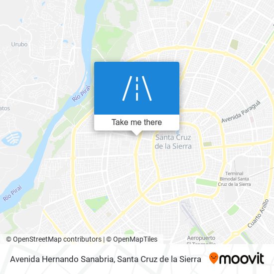 Avenida Hernando Sanabria map