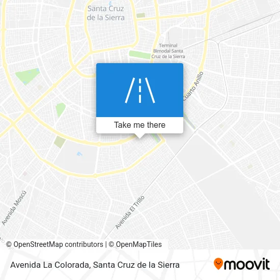 Mapa de Avenida La Colorada
