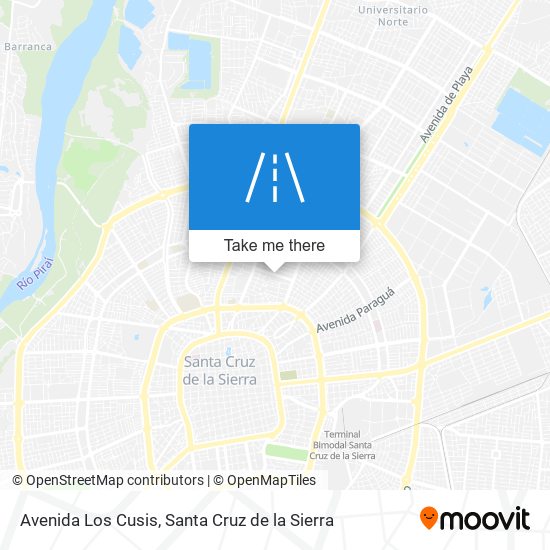 Avenida Los Cusis map