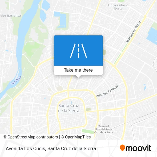Avenida Los Cusis map
