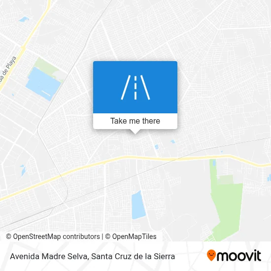 Avenida Madre Selva map