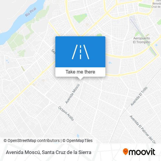 Avenida Moscú map