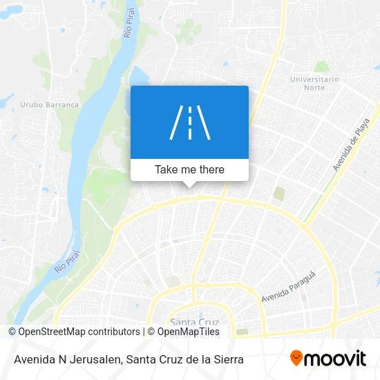 Avenida N Jerusalen map