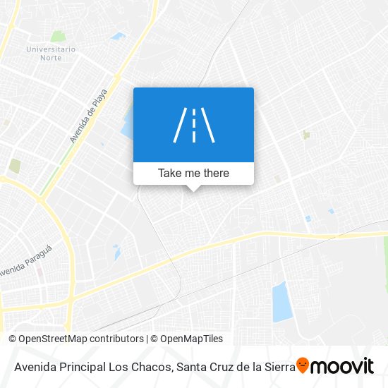 Avenida Principal Los Chacos map