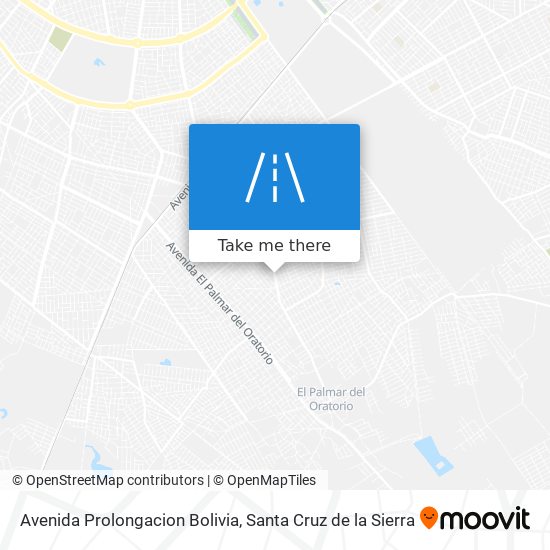 Avenida Prolongacion Bolivia map