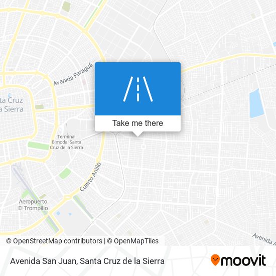 Avenida San Juan map