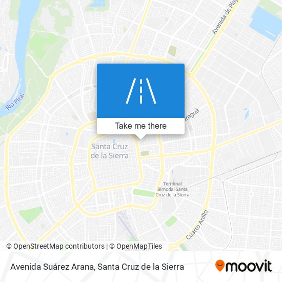 Avenida Suárez Arana map