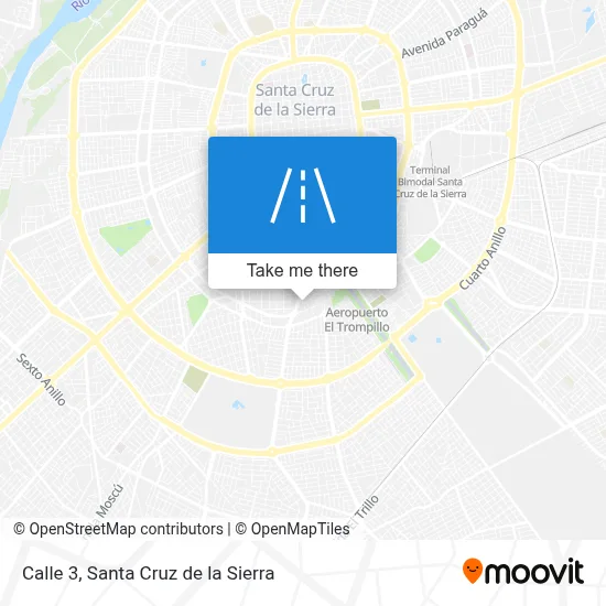 Calle 3 map