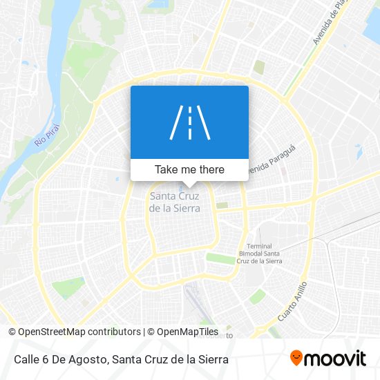 Calle 6 De Agosto map