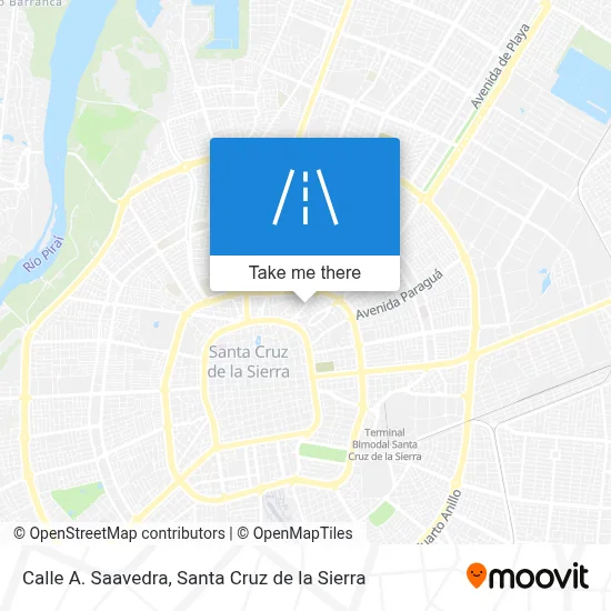 Calle A. Saavedra map