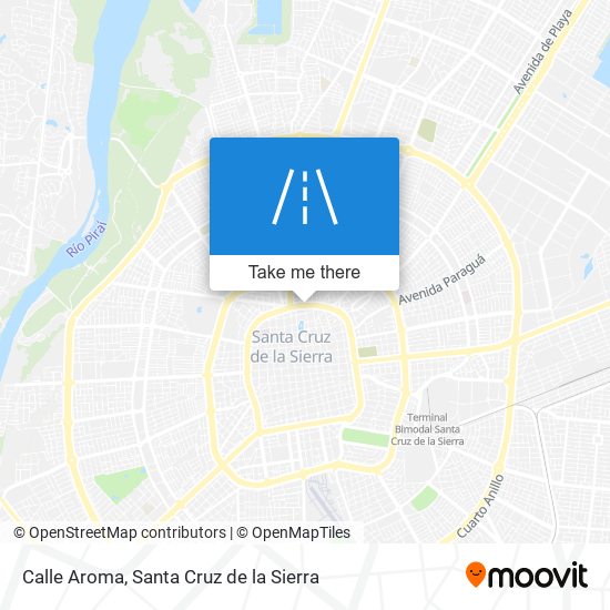 Calle Aroma map