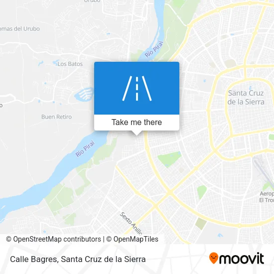 Mapa de Calle Bagres