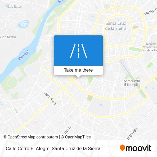 Mapa de Calle Cerro El Alegre