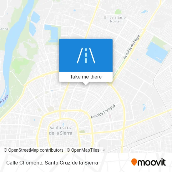 Mapa de Calle Chomono