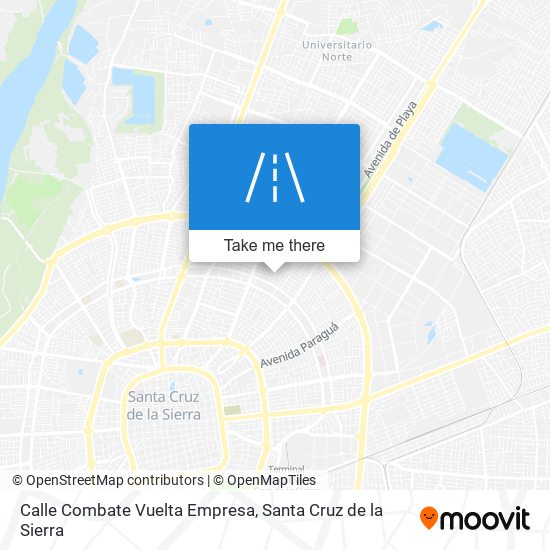 Calle Combate Vuelta Empresa map