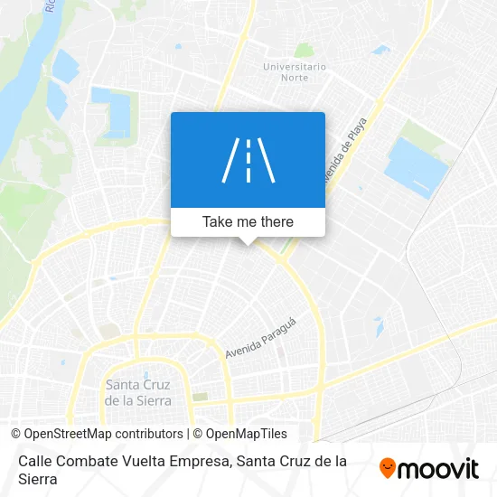 Mapa de Calle Combate Vuelta Empresa