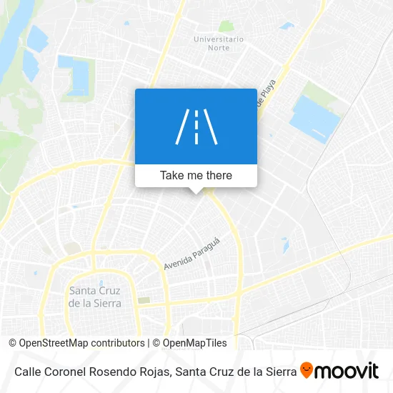 Calle Coronel Rosendo Rojas map