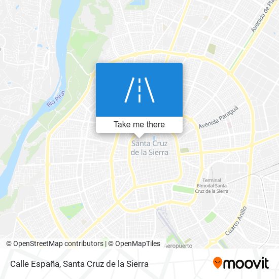 Calle España map