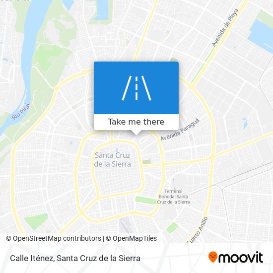 Calle Iténez map