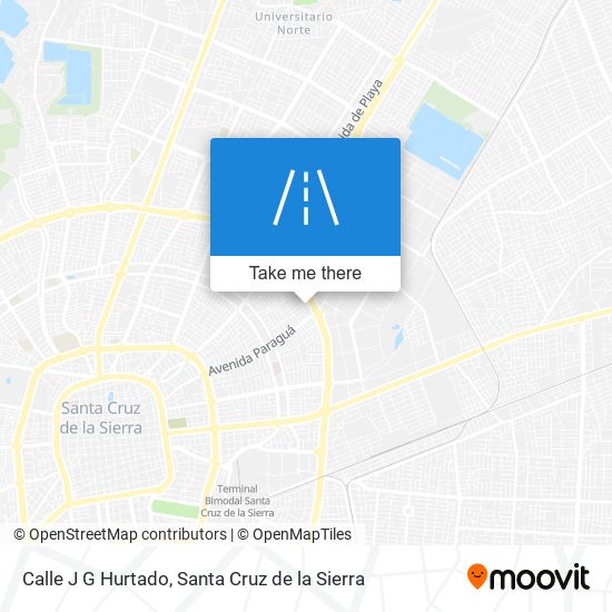 Calle J G Hurtado map