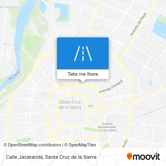 Mapa de Calle Jacarandá