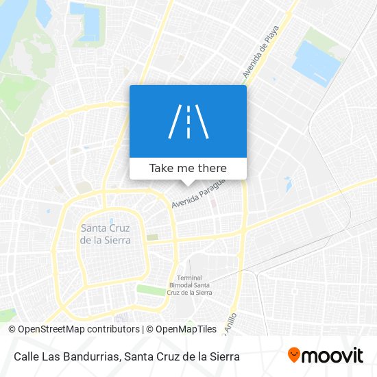 Mapa de Calle Las Bandurrias