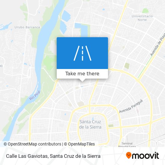 Mapa de Calle Las Gaviotas