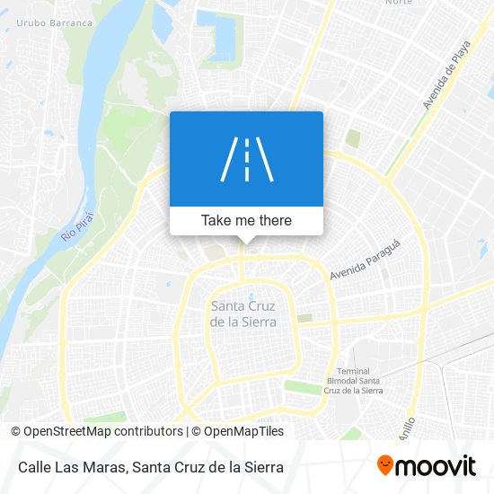 Calle Las Maras map