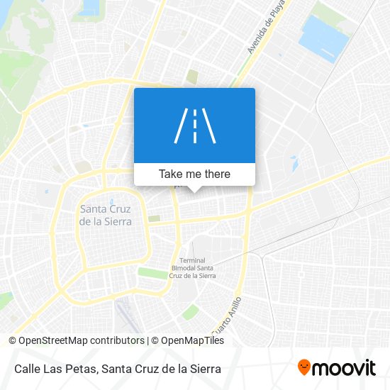 Calle Las Petas map