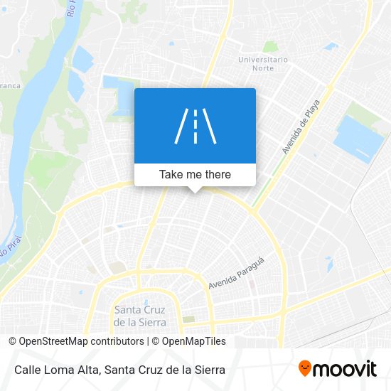 Calle Loma Alta map