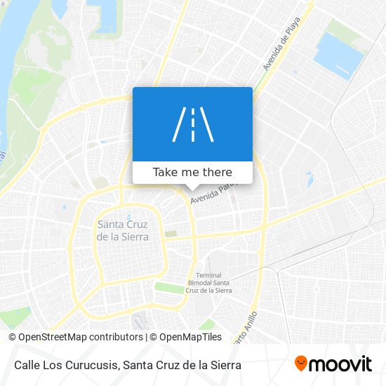 Calle Los Curucusis map