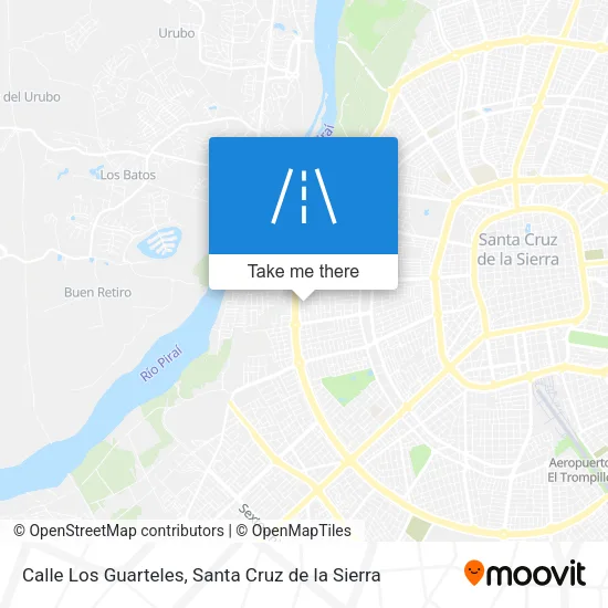 Calle Los Guarteles map