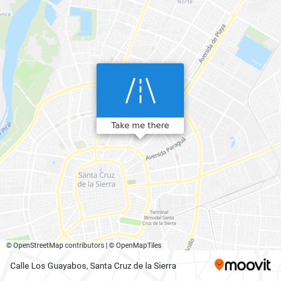 Mapa de Calle Los Guayabos