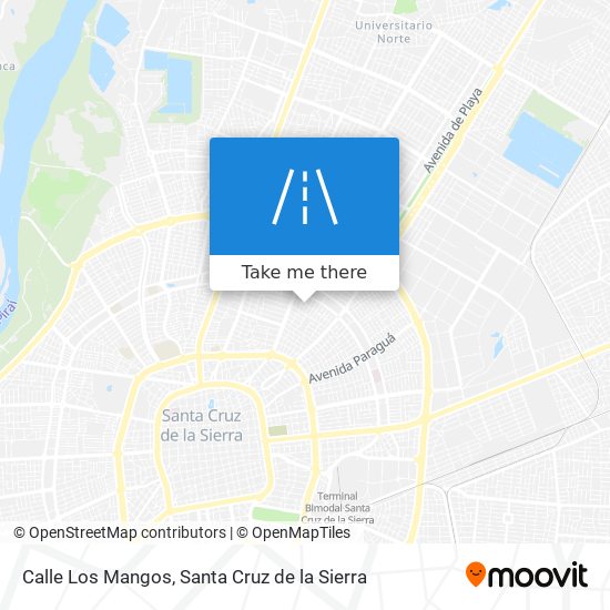 Calle Los Mangos map