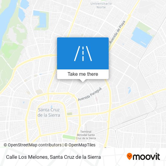 Calle Los Melones map