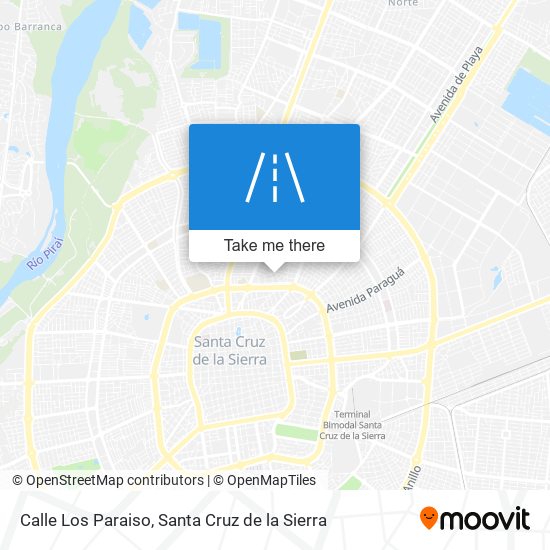 Mapa de Calle Los Paraiso