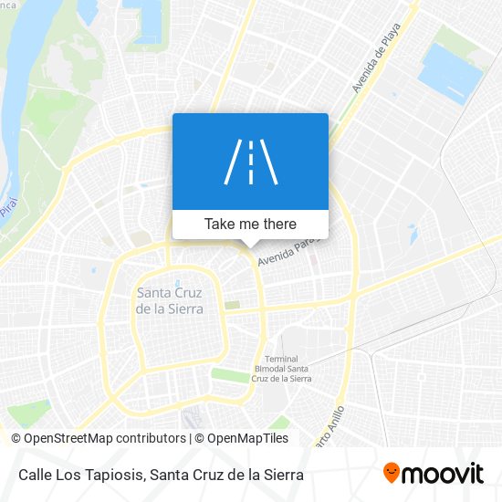 Calle Los Tapiosis map