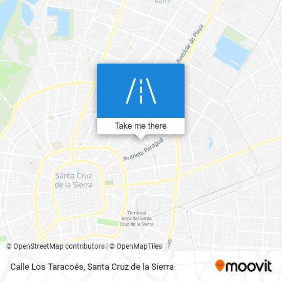 Calle Los Taracoés map