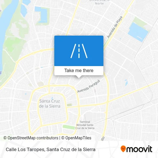 Calle Los Taropes map