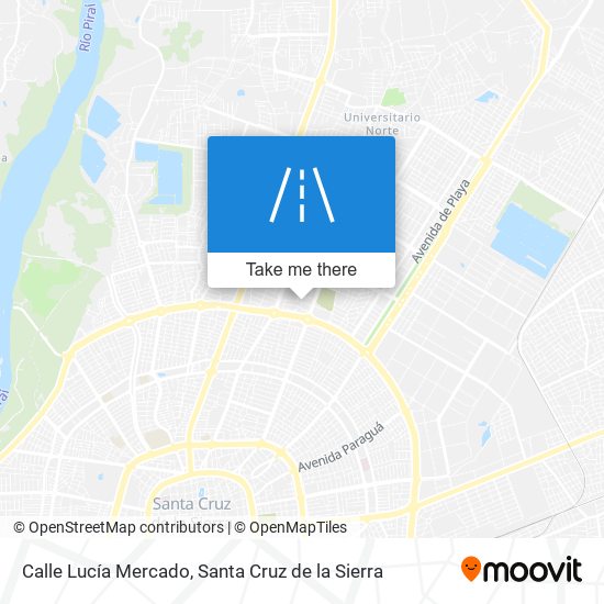 Mapa de Calle Lucía Mercado