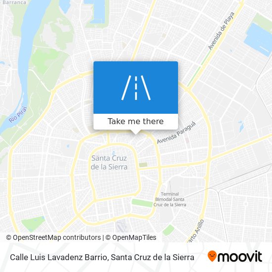 Calle Luis Lavadenz Barrio map