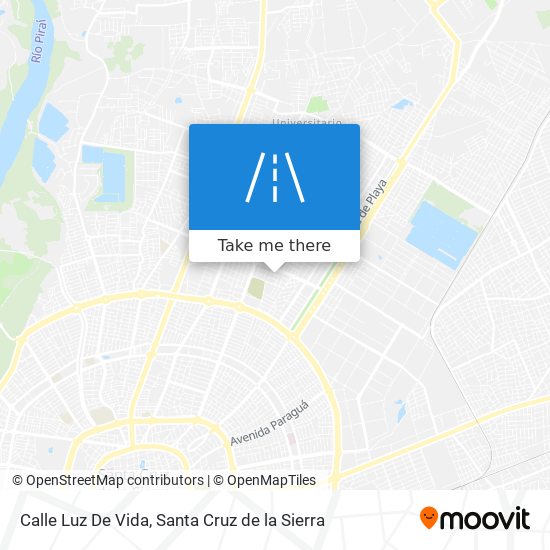 Mapa de Calle Luz De Vida