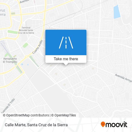 Calle Marte map