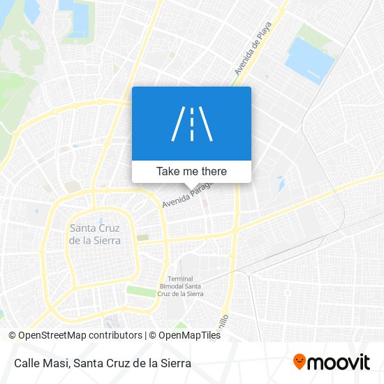 Calle Masi map